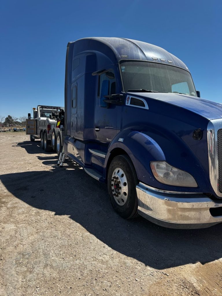 Heavy-duty semi truck towing in Hobbs, NM by Meridian Towing and Recovery